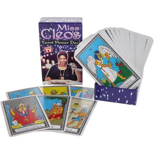 Miss Cleos Tarot Card Power Deck With 78 Egyptian Theme Mythological Divinity Cards- English Legend Included