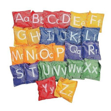 Fun Express Alphabet Bean Bags- 5" - 26 Pc - 26 Pieces - Educational And Learning Activities For Kids