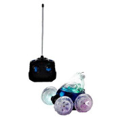 Mindscope Turbo Twisters Blue 49 Mhz Bright Led Light Up Stunt Rc Remote Control Vehicle