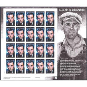 Henry Fonda: Legends Of Hollywood, Full Sheet Of 20 X 37 Cent Stamps, Usa 2005, Scott 3911