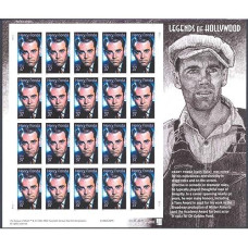 Henry Fonda: Legends Of Hollywood, Full Sheet Of 20 X 37 Cent Stamps, Usa 2005, Scott 3911