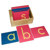 Kid Advance Montessori Lower Case Sandpaper Letters w/ Box