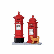 Lemax - Caddington Village - Accessory: Victorian Mailboxes (Set Of 2)
