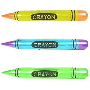 Rhode Island Novelty 44" Neon Crayon Inflates