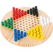Legler Traditional Wooden Chinese Checkers Game