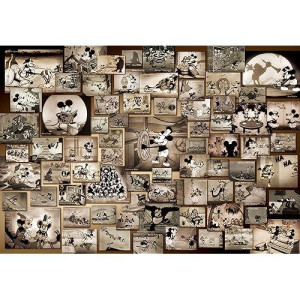 Tenyo Mickey Mouse Monochrome Black And White Film Movie Jigsaw Puzzle (1000 Piece)