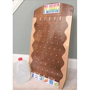 Elegant, Extraordinary, Portable Plinko Game For Trade Shows, Carnivals, Parties Etc. Made In Wood That Produces The Distinct Plink Sound. Full Accessories. 31.5 X 18 Inch