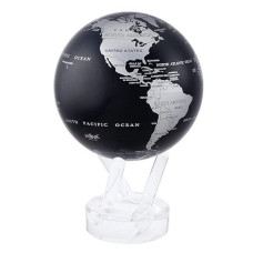 Mova 4.5" Metallic Copper And Black Earth Globe