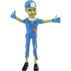 Off The Wall Toys Zombie Brain Surgeon (Bendable Action Figure)