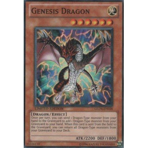 Yu-Gi-Oh! - Genesis Dragon (Gld4-En028) - Gold Series 4: Pyramids Edition - Limited Edition - Common