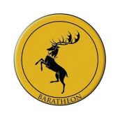 Game Of Thrones Embroidered Patch: Baratheon