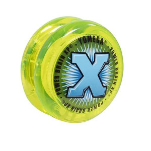 Yomega Power Brain Xp Yoyo - Professional Yoyo With A Smart Switch Which Enables Players To Choose Between Auto-Return And Manual Styles Of Play. + Extra 2 Strings & 3 Month Warranty (Yellow)