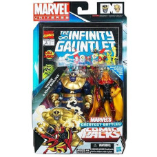 Marvel Universe Thanos And Adam Warlock Figure Comic Pack 4 Inches