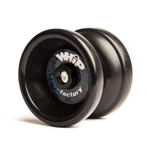 YoyoFactory Whip YoYo Toy - Includes Back Up String and Tricks & Secret Guide for Novice & Advanced Tricks - Kid Beginner Friendly Yo-yo - Includes - Boys or Girls Ages 8+ (Black)
