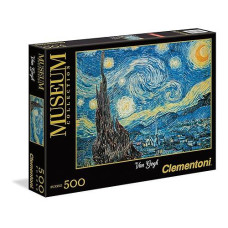 clementoni Starry Night 500 Piece Vincent Van gogh Jigsaw Puzzle
