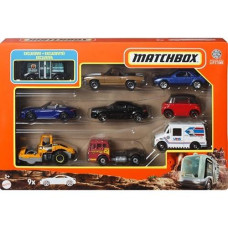 Matchbox Cars, 9-Pack Die-Cast 1:64 Scale Toy Cars, Construction Or Garbage Trucks, Rescue Vehicles Or Planes (Styles May Vary).