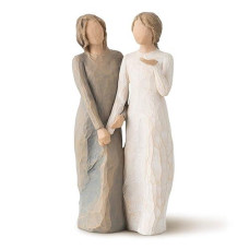 Willow Tree My Sister, My Friend, Walk With Me. And Along The Way, We'Ll Share Everything, A Gift To Celebrate Supportive Friendships Among Women, Sisters, Co-Workers, Sculpted Hand-Painted Figure