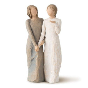 Willow Tree My Sister, My Friend, Walk With Me. And Along The Way, We'Ll Share Everything, A Gift To Celebrate Supportive Friendships Among Women, Sisters, Co-Workers, Sculpted Hand-Painted Figure
