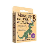 Munchkin 8 - Half Horse, Will Travel Card Game (Expansion), 112-Card Expansion, Adults, Kids, & Family, Fantasy Adventure Rpg, Ages 10+, 3-6 Players, Avg Play Time 120 Min, Steve Jackson Games