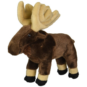 Wild Republic Moose Plush, Stuffed Animal, Plush Toy, Gifts For Kids, Cuddlekins 8 Inches