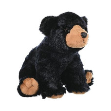 Wild Republic Black Bear Plush, Stuffed Animal, Plush Toy, Gifts For Kids, Cuddlekins 12 Inches