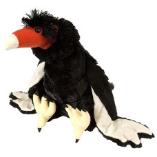 Wild Republic Turkey Vulture Plush, Stuffed Animal, Plush Toy, Gifts For Kids, Cuddlekins 12 Inches , Black