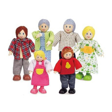 Happy Family Dollhouse Set By Hape Award Winning Doll Family Set, Unique Accessory For Kid