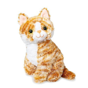 Melissa & Doug Pumpkin Tabby - Stuffed Animal Cat