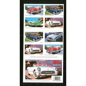 Usps Classic Cars Complete Booklet Of 20 25