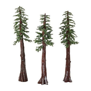 Department 56 Accessories For Villages Redwood Pines Tree, 11 Inch (Set Of 3)