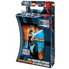 Star Wars Phantom Menace 3-D Lenticular Deck In Tin