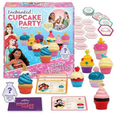 Wonder Forge Disney Princess Enchanted Cupcake Party Game - Exciting Matching Game | Fun For Kids & Adults | Ideal For Disney Princesses Enthusiasts | Two Game Modes | Gaming Experience