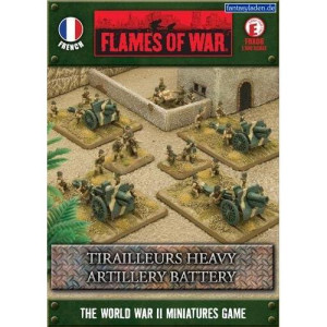 Flames Of War - Tirailleurs Heavy Artillery Battery - Frx08 - New
