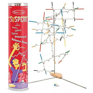 Melissa & Doug Suspend Family Game (31 Pcs) - Wire Balance Game, Family Game Night Activities, For Kids Ages 8+