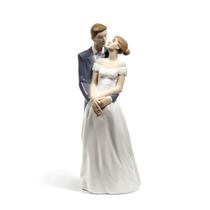 Nao Unforgettable Day. Porcelain Bride And Groom (Wedding) Figure.