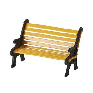 Department 56 Accessories for Villages City Wrought Iron Park Bench Accessory Figurine, 1.57 inch
