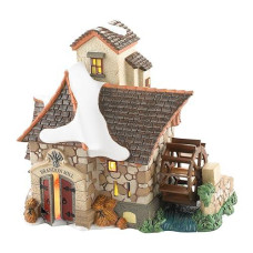 Department 56 Porcelain, Ac Adapter, Plastic, 100% Polyester Foam Fill, Dickens' Village Brandon Mill Lit House, 6.1 Inch