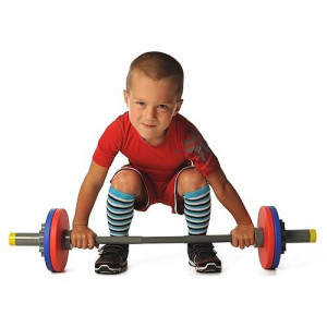 Wod Toys� Barbell Mini - Adjustable Barbell Toy Weight Set For Kids Fitness, Weightlifting And Power Lifting - Safe, Durable Kids Gym Workout And Exercise Equipment For Toddlers And Children