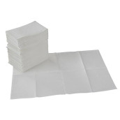 EcR4Kids-ELR-003 2-Ply Tissue and Poly Disposable Sanitary Liner for Baby changing Stations, Dental Bibs, Tattoo Shops, and Senior care, 18 x 13, 500-Pack - White
