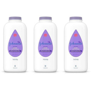 Johnsons Baby Powder Calming Lavender 15 Ounce (443Ml) (3 Pack)
