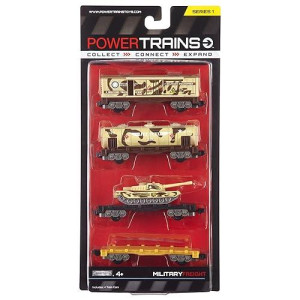 Power City Trains Freight Military 4 Pack
