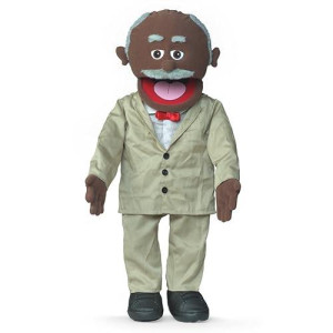 30" Pops, Black Grandfather, Professional Performance Puppet With Removable Legs, Full Or Half Body