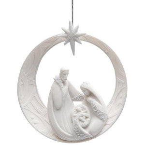 Appletree Design Holy Family Nativity Ornament, 4-5/8-Inch Tall