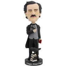 Royal Bobbles Edgar Allan Poe Bobblehead, Polyresin Premium Lifelike Figure, Unique Serial Number, Exquisite Detail