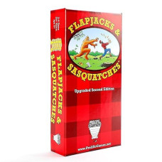 Prolific Games Flapjacks & Sasquatches, Upgraded Second Edition, Card And Dice Game, 2-8 Players Ages 8 And Up