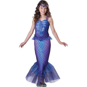 Halloween Fx Mysterious Mermaid Child Costume - Large (12-14), Bue/Purple
