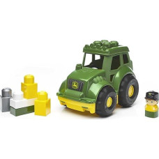 Mega Bloks John Deere Toddler Building Blocks Toy Set, Lil