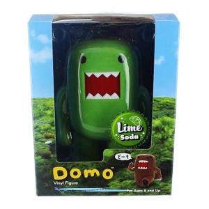 4" Domo Flocked Vinyl Figure: Lime Soda