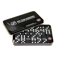 Rico Industries Nhl Montreal Canadiens Domino Set In Metal Gift Tin