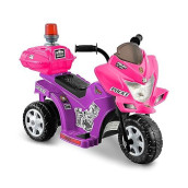 Kid Motorz Lil Patrol Ride On Toy, 6V, Purple And Pink